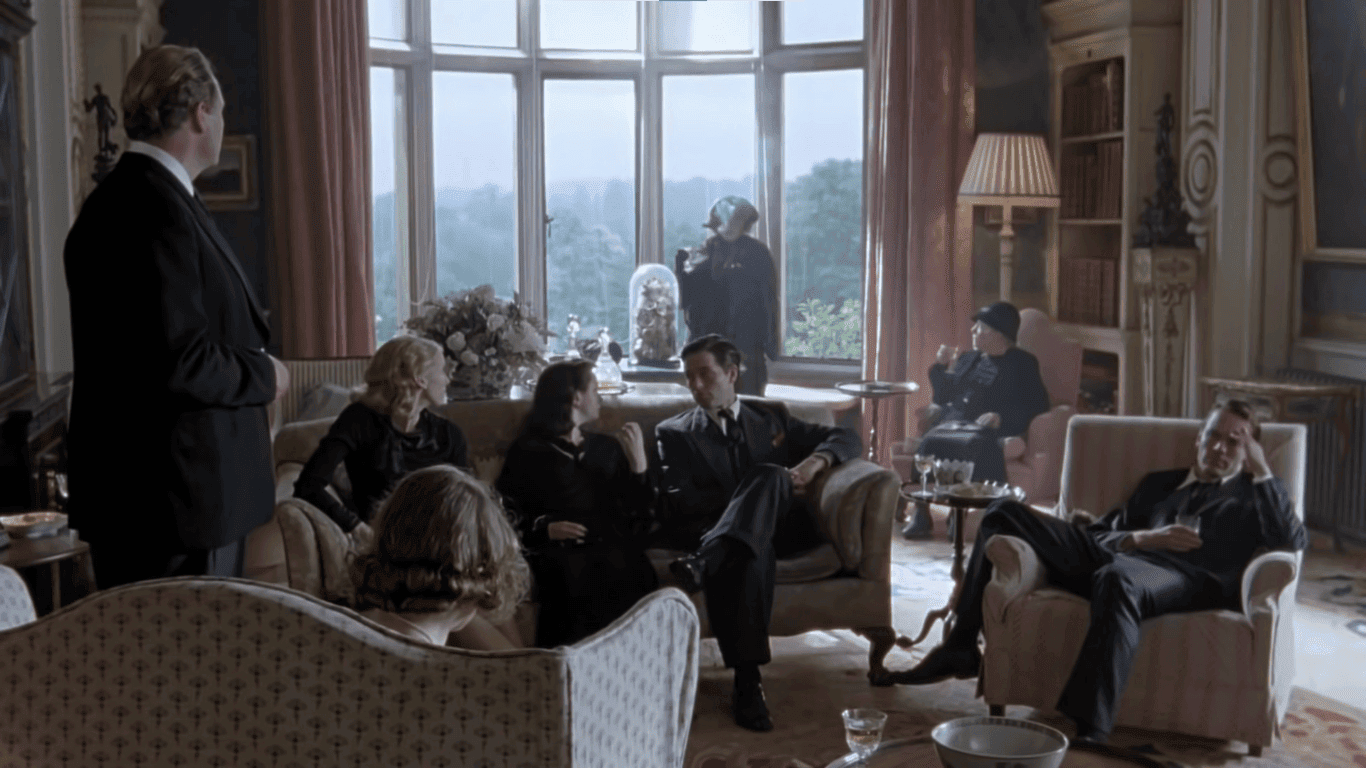 葬儀を終えての葬式シーン